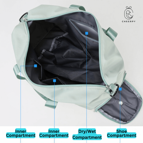 Gym Bag Inner Compartment