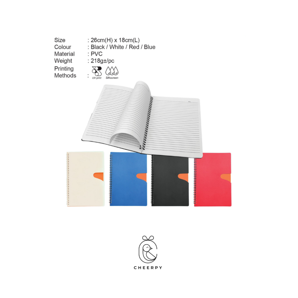 PVC Cover Notebook - Cheerpy.co