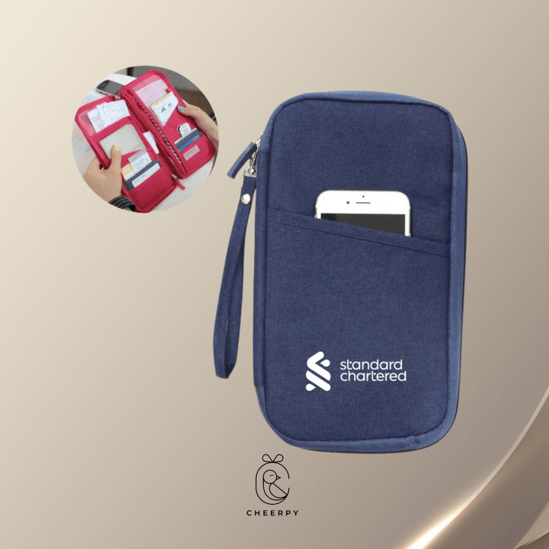 Multi-Purpose Travel Pouch with Wrist Strap 1