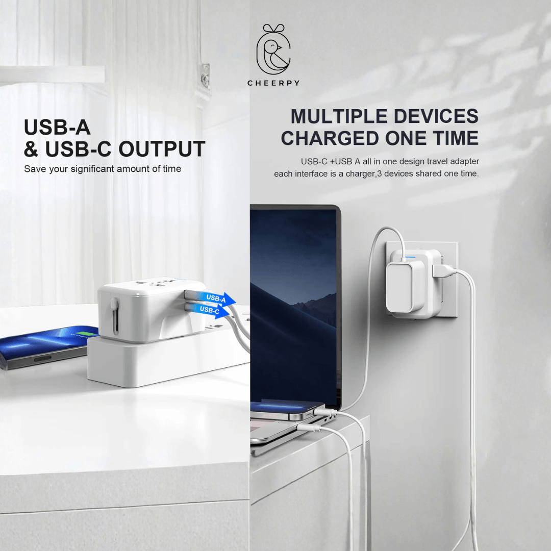OmniPlug 3-in-1 Universal Travel Adaptor 5