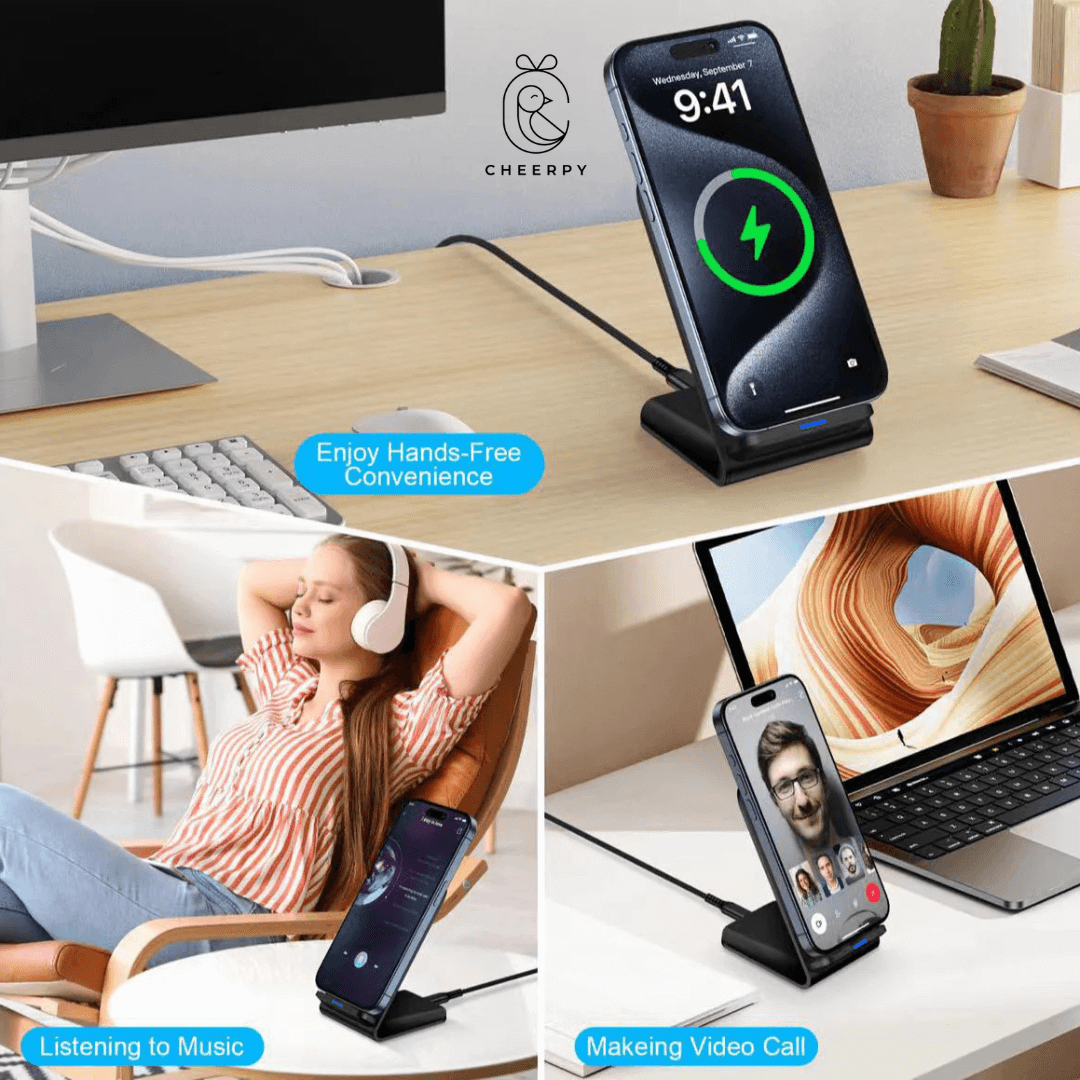 Premium Desk Wireless Charging Stand 4